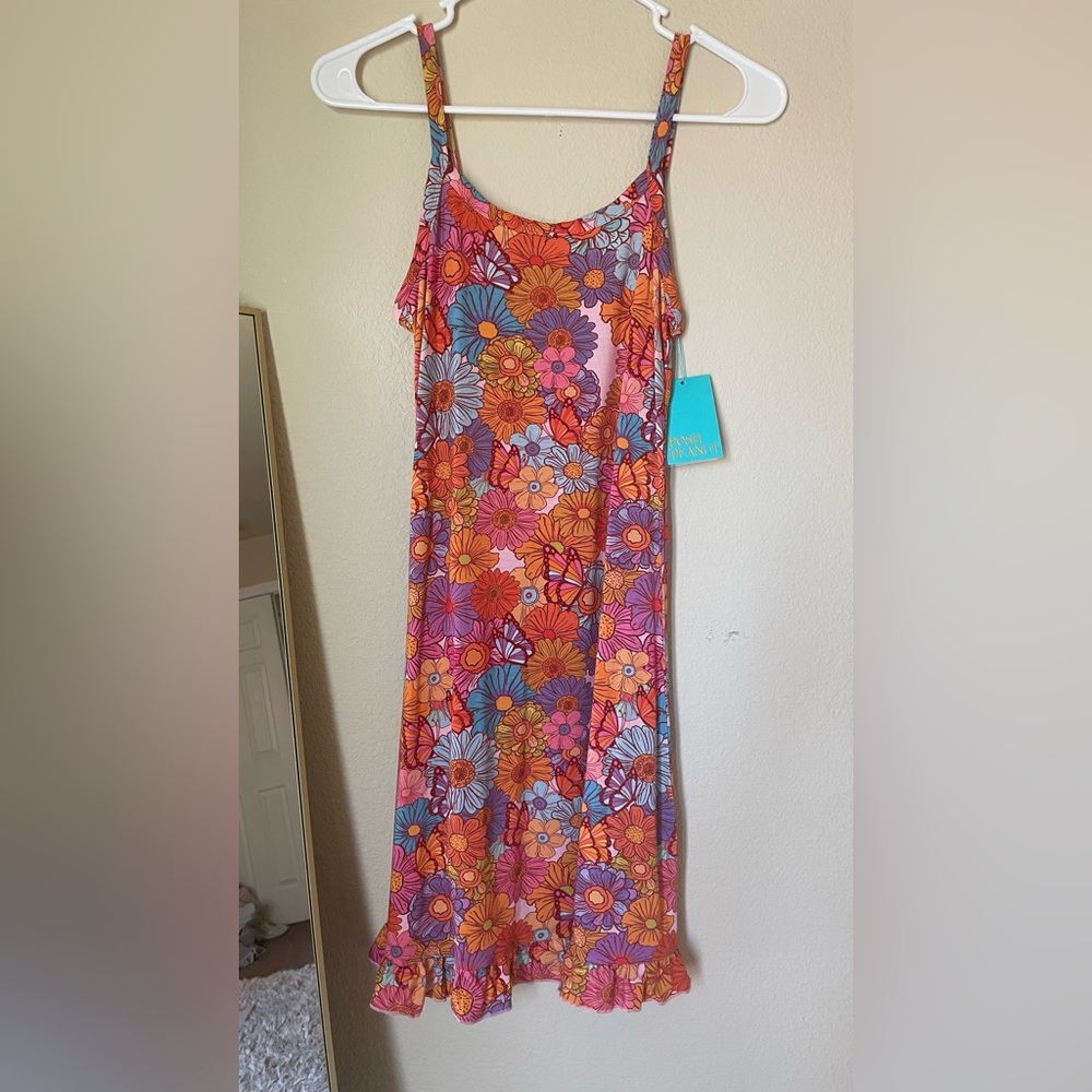 NWT Posh Peanut Meadow Slip Bamboo Dress Women's XS - Picture 4 of 9